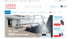 Desktop Screenshot of amsashop.de